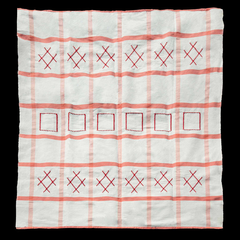Tablecloth, Coral Check