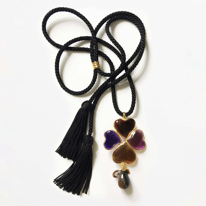 Clover Pendant on a Cord