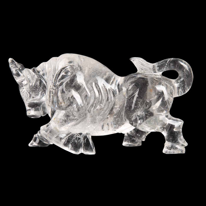 Rock Crystal Bull