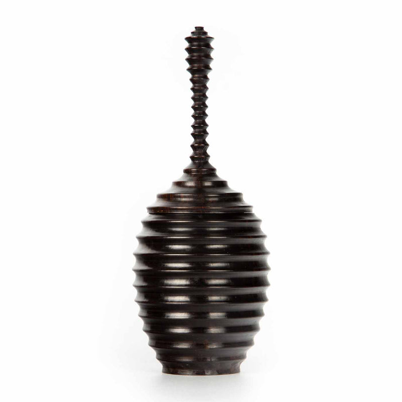 Turned Ebony Vessel