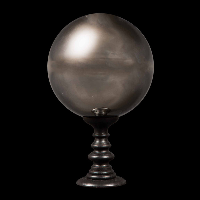 Mounted "Butler's Ball" or "Gazing Ball"- Discreet Gaze 10"
