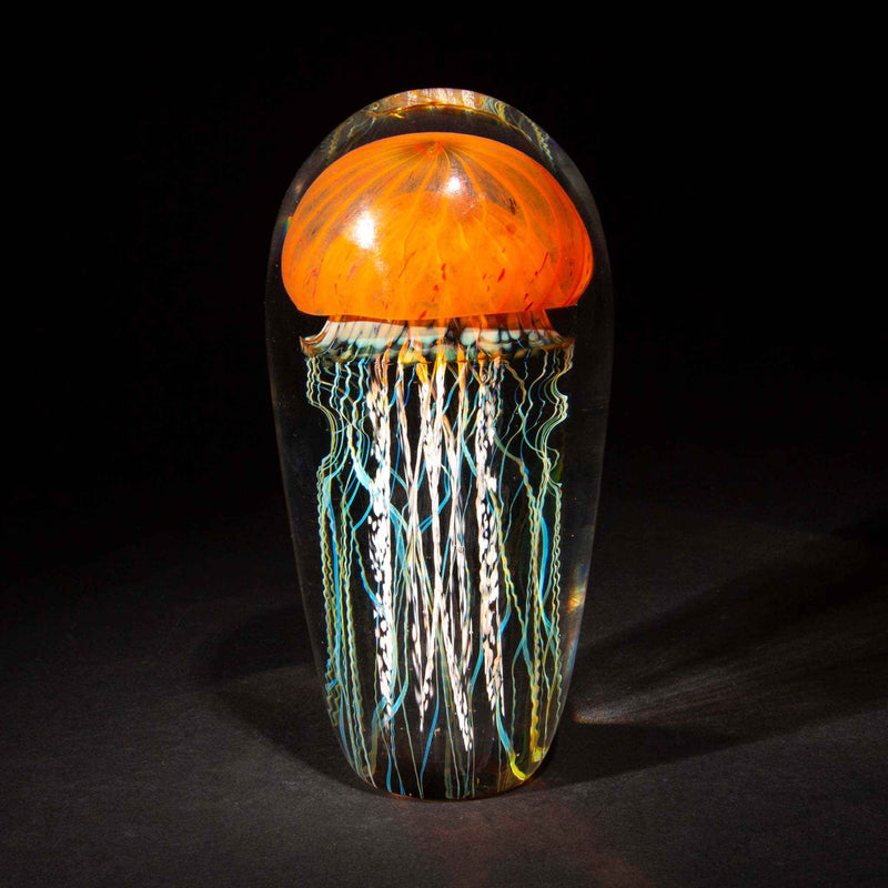 Jellyfish Sculpture, Sunrise Glass