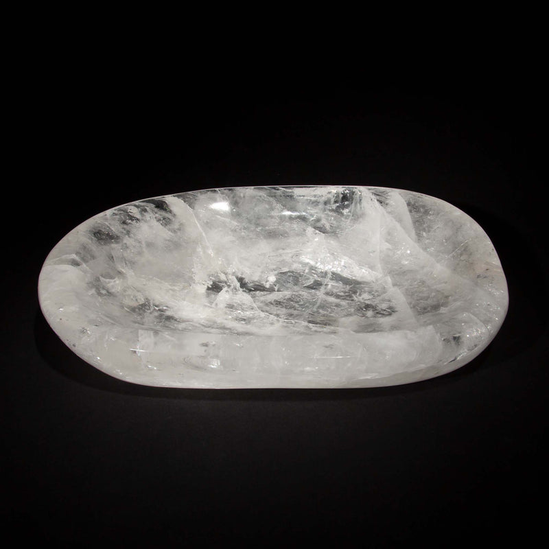 Rock Crystal Vide Poche, 11"