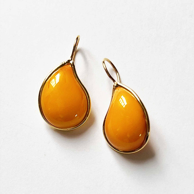 Loulou de la Falaise Teardrop Earrings, Saffron