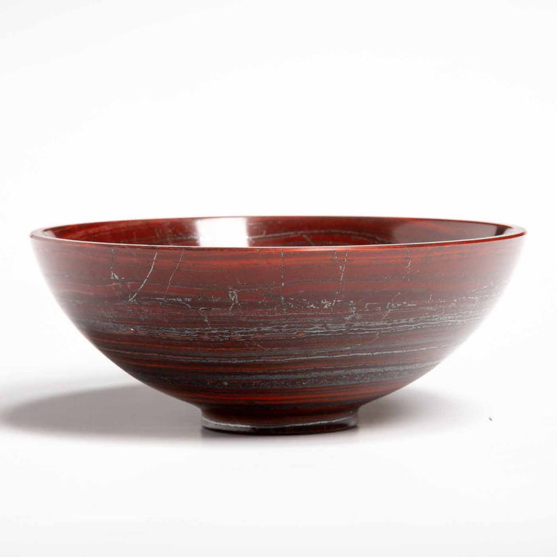 Haematite and Jasper bowl 6"