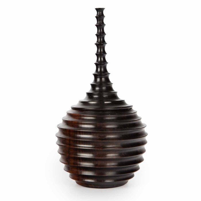 Turned Ebony Vessel