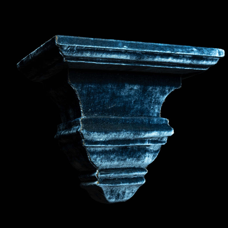 Velvet Large Wall Bracket, Blue