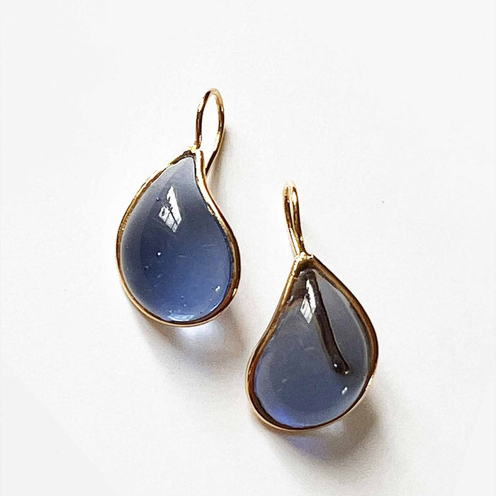 Loulou de la Falaise Teardrop Earrings, Cornflower