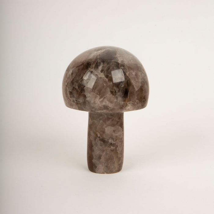 Smoked Rock Crystal Quartz Mushroom