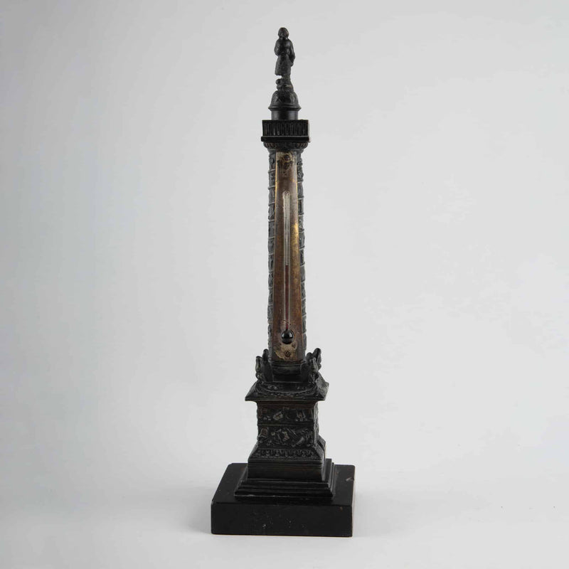 A Grand Tour Souvenir: Neoclassical Column Thermometer
