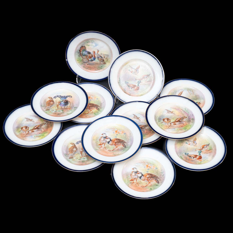 Limoges Game Bird Plates