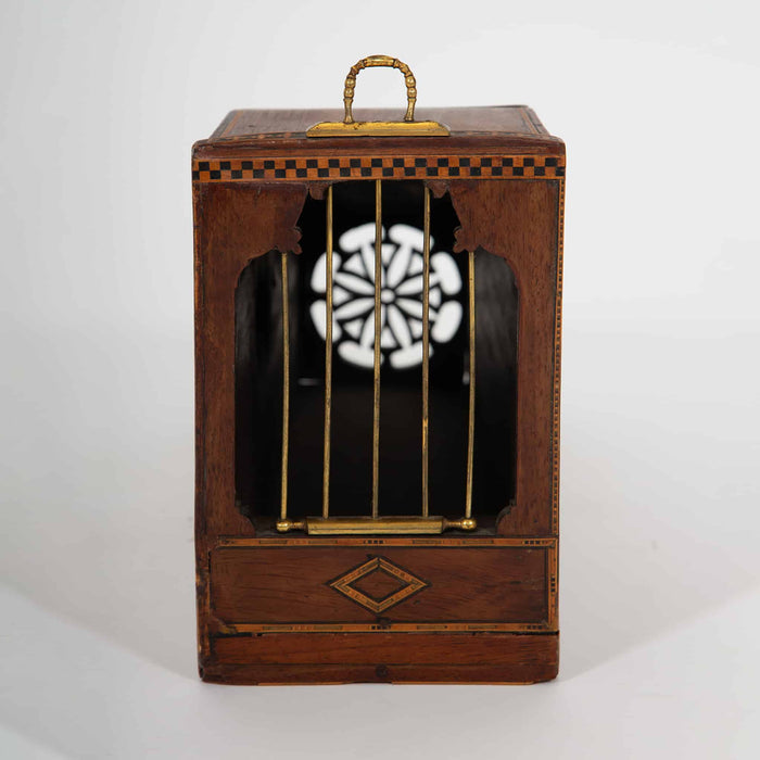 Carried on the Wing: 19th Century Travelers Bird Case with Brass Components