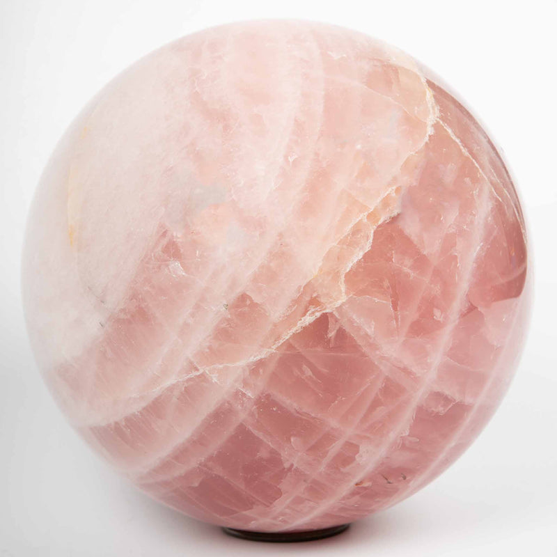 Rose Quartz Sphere, 6.5"