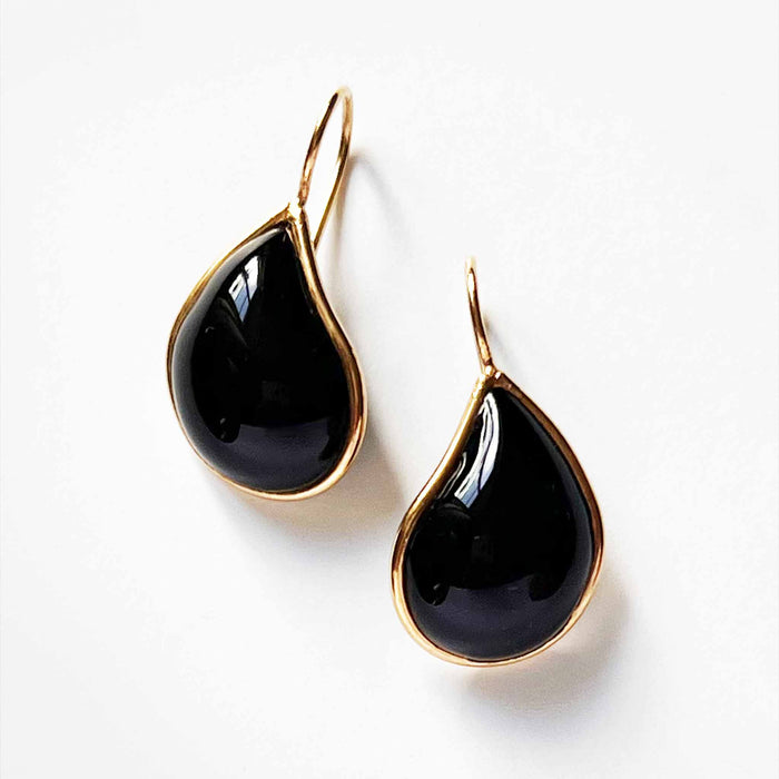 Loulou de la Falaise Teardrop Earrings, Ink