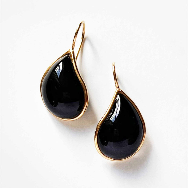 Loulou de la Falaise Teardrop Earrings, Ink