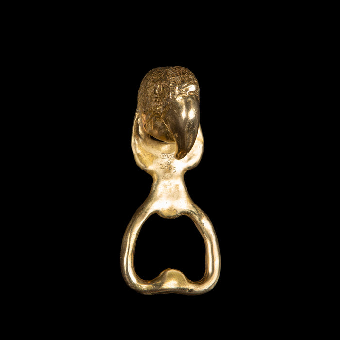 Brass Parrot Bottle Opener