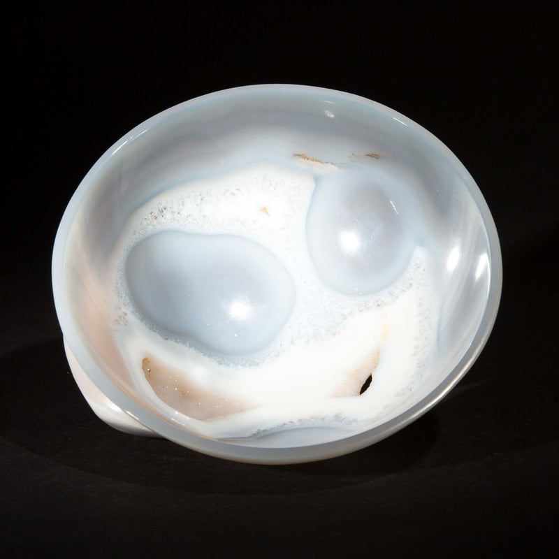 Agate Geode Stone Bowl 6"