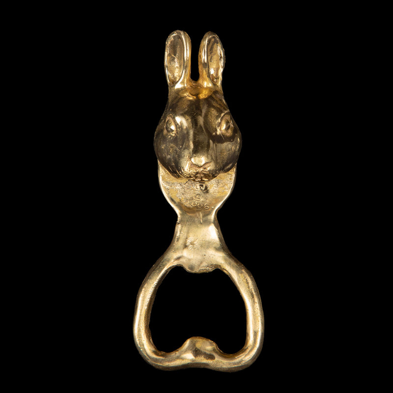 Brass Rabbit Bottle Opener