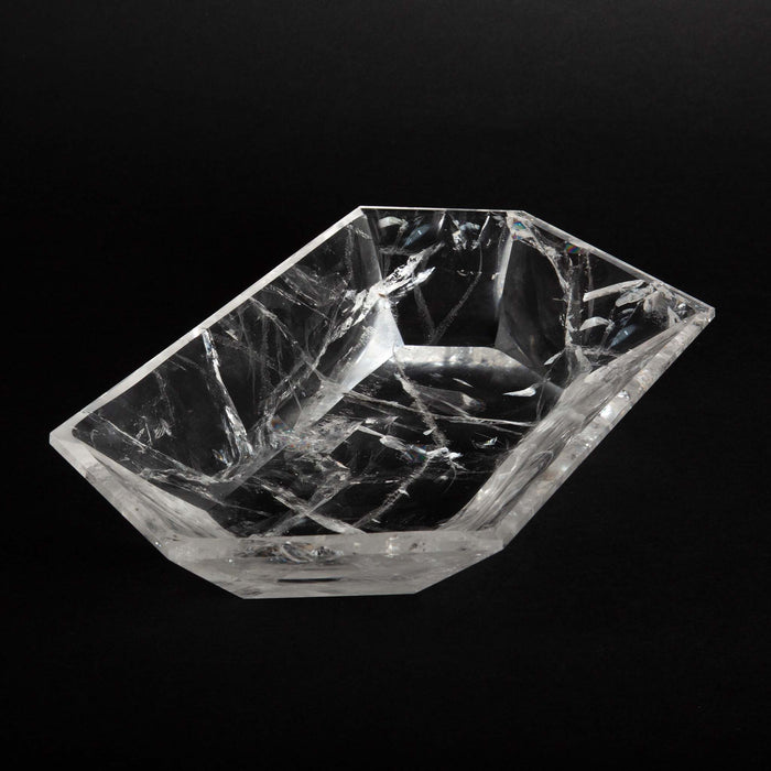 Rock Crystal Facetted Vide Poche