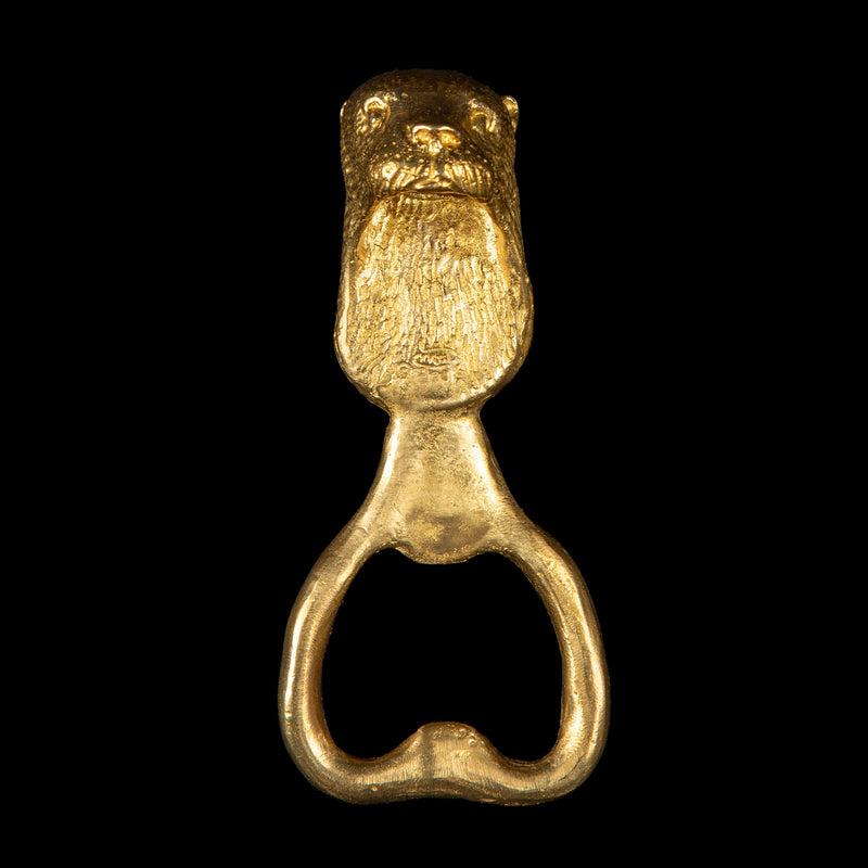 Brass Otter Bottle Opener