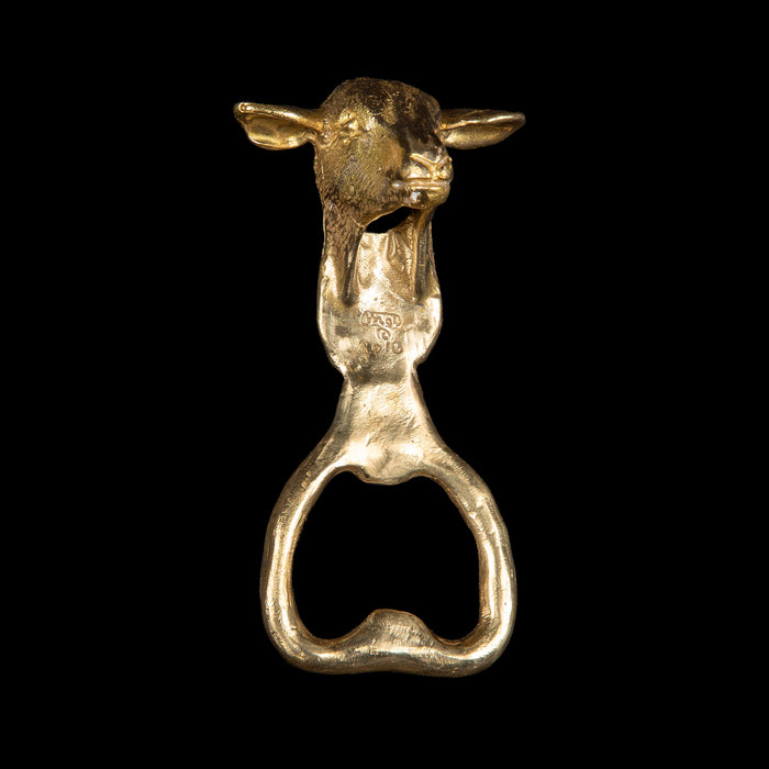 Brass Goat Bottle Opener