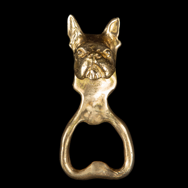 Brass Boston Bull Terrier Bottle Opener