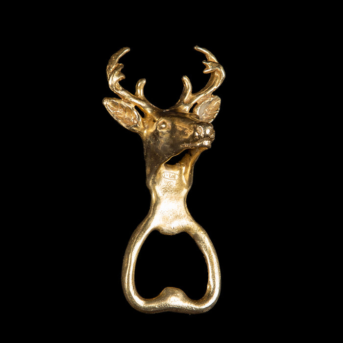 Brass Buck Bottle Opener