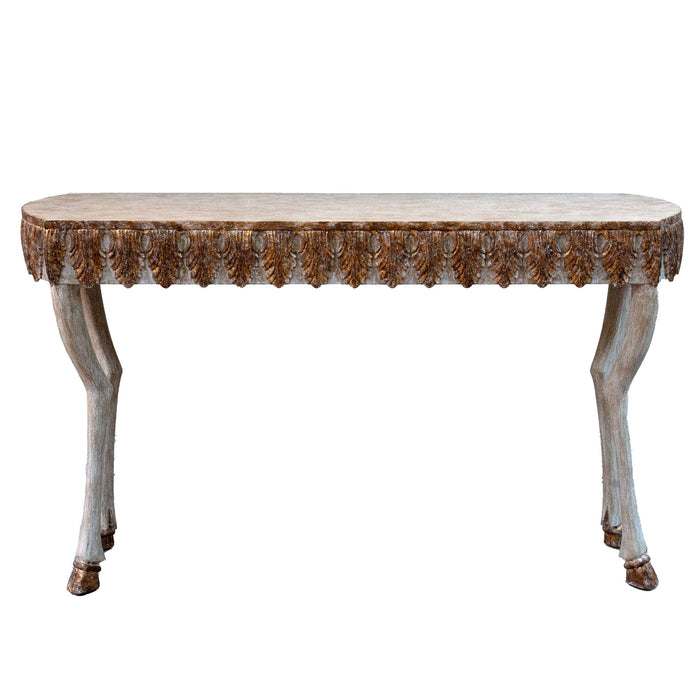 Golden Hooves: A Whimsical Touch of Elegance "Hoofy" Console Table