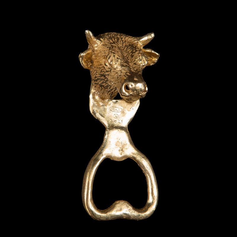 Brass Bull Bottle Opener | Pre-Order
