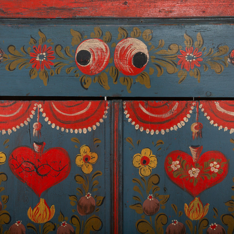 The Folk Painter’s Hand: 19th Century Painted Armoire