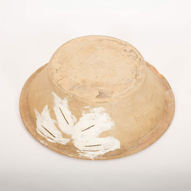 Medium 19th-Century Spanish Fajalauza Lebrillo, Granada (20.5″ Diameter)