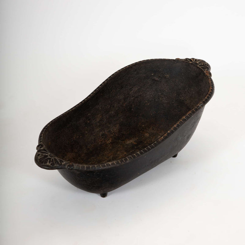Rare Cast Iron Infant Bath, Late 19th–Early 20th Century