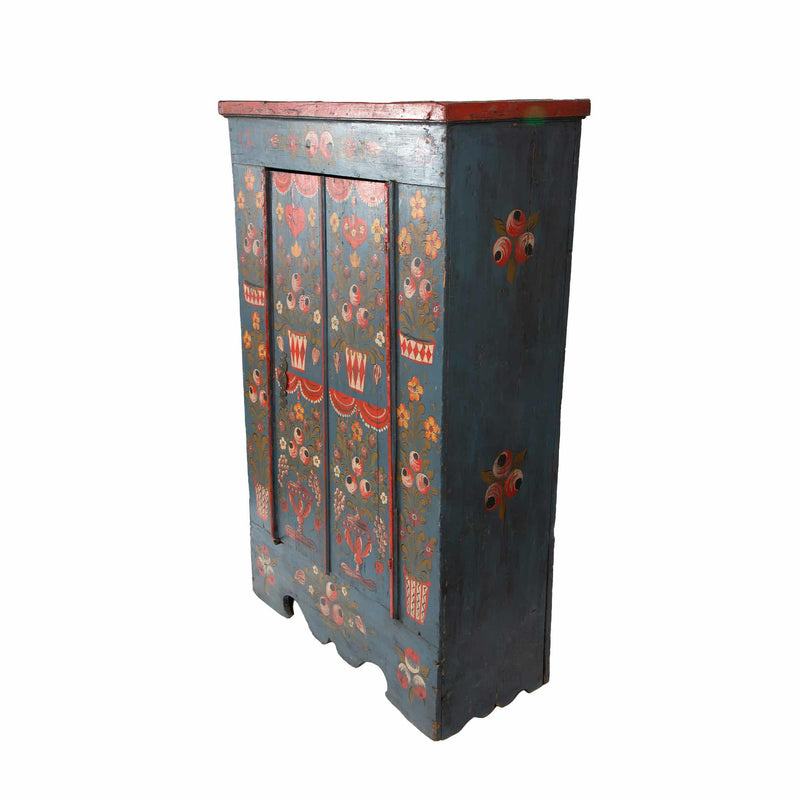 The Folk Painter’s Hand: 19th Century Painted Armoire