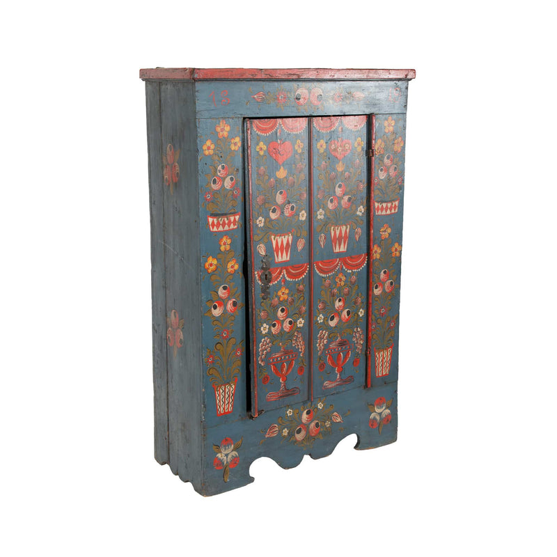 The Folk Painter’s Hand: 19th Century Painted Armoire