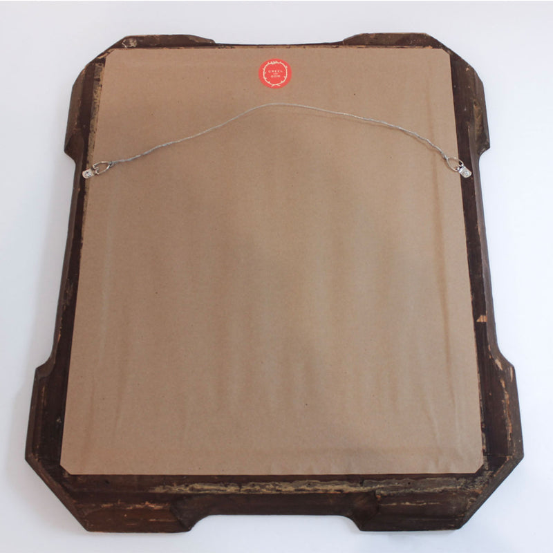 19th Century Italian Sgraffito Mirror Frame in Baroque Style
