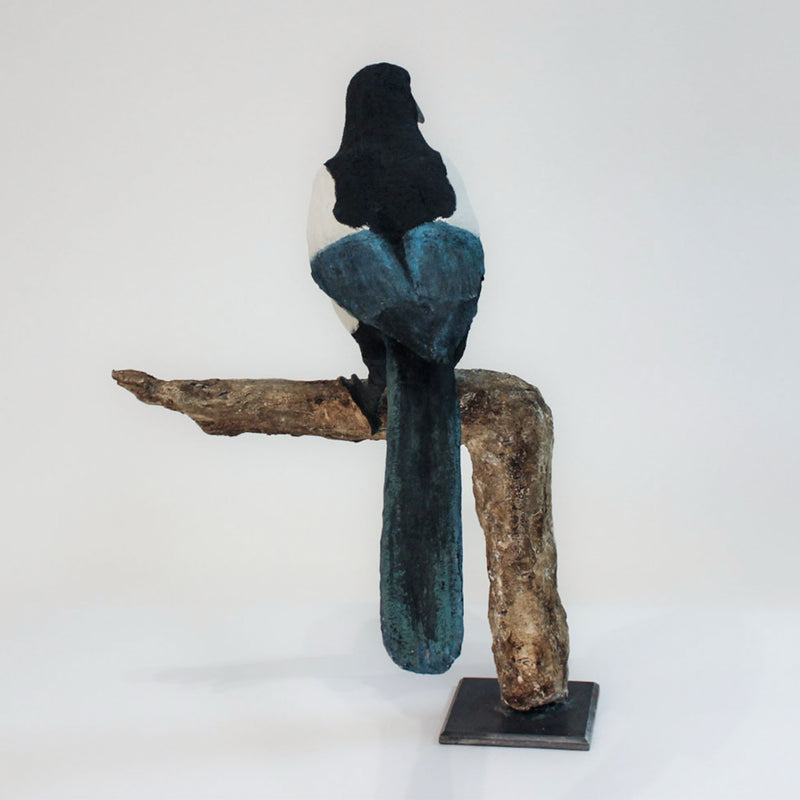 The Curious Magpie: Papier-Mâché Folk Art Sculpture