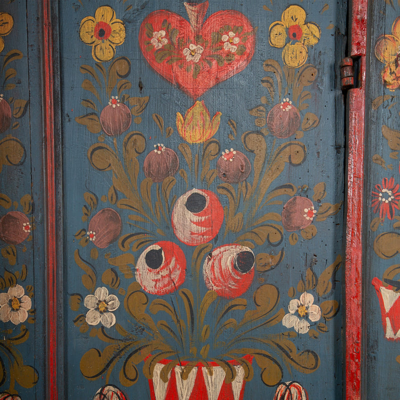 The Folk Painter’s Hand: 19th Century Painted Armoire