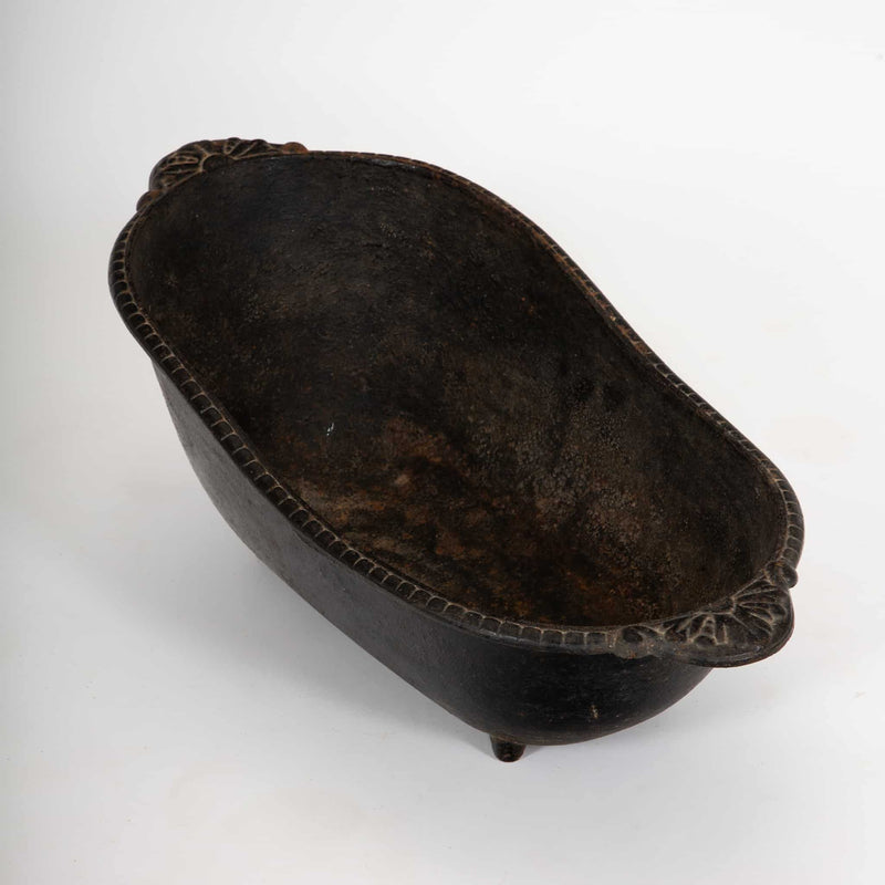 Rare Cast Iron Infant Bath, Late 19th–Early 20th Century