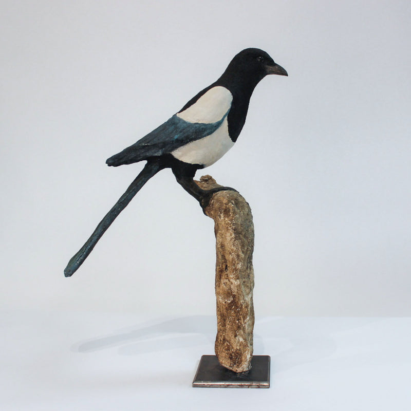 The Curious Magpie: Papier-Mâché Folk Art Sculpture