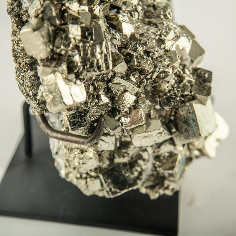 Extra Large Mounted Pyrite Specimen
