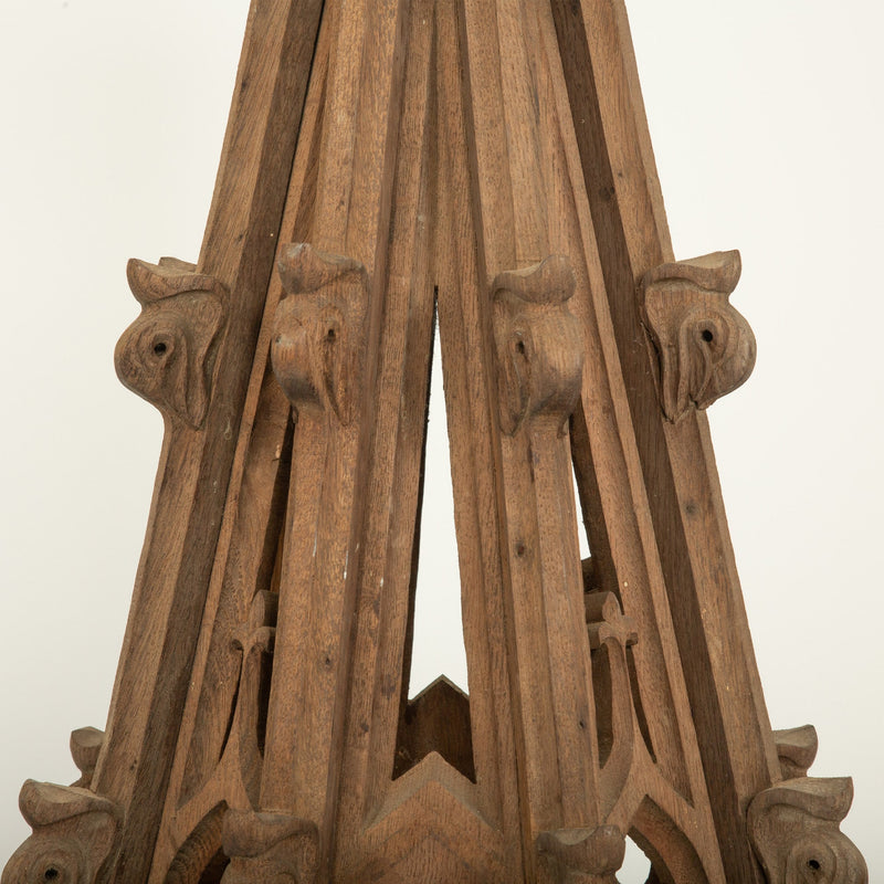 The Gilded Spire: 19th Century French Gothic Roof Spire with Gilt Finial