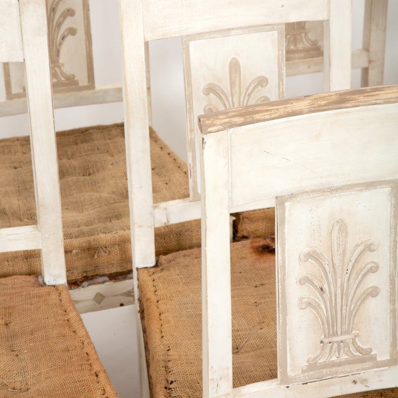 Set of Eight French Directoire Side Chairs, Attributed to Jacob, Circa 1800