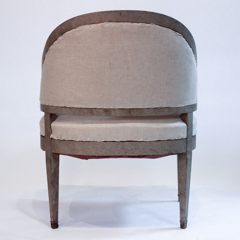 Pair of Swedish Empire Painted Klismos Armchairs2123272003
