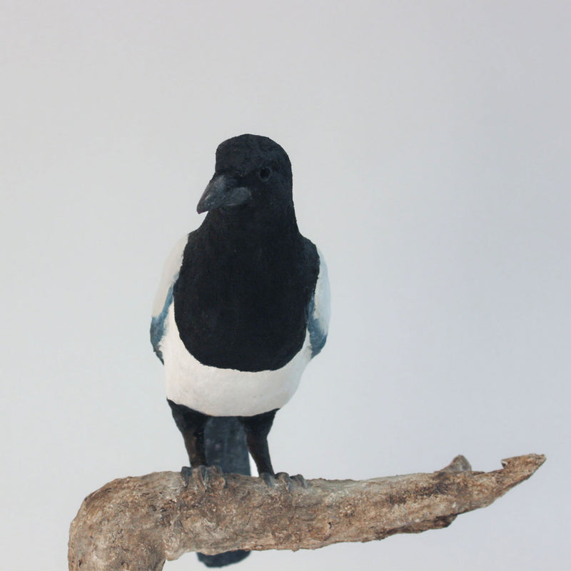 The Curious Magpie: Papier-Mâché Folk Art Sculpture