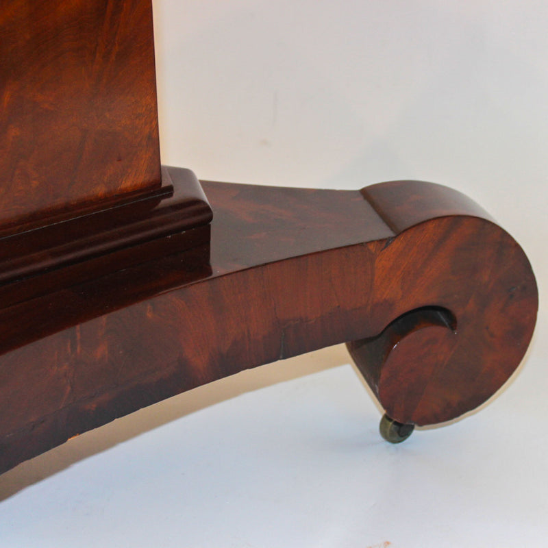 19th-Century Mahogany Empire-Style Guéridon Center Table