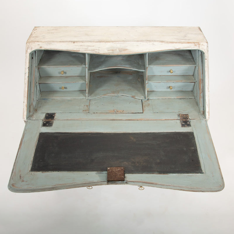 The Writer’s Corner: 18th C French Slant Top Desk w/ Gilt Hardware