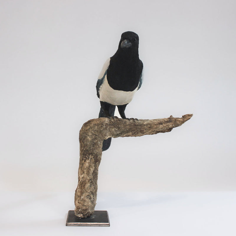The Curious Magpie: Papier-Mâché Folk Art Sculpture