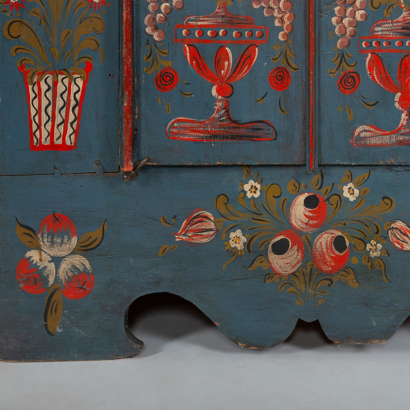 The Folk Painter’s Hand: 19th Century Painted Armoire