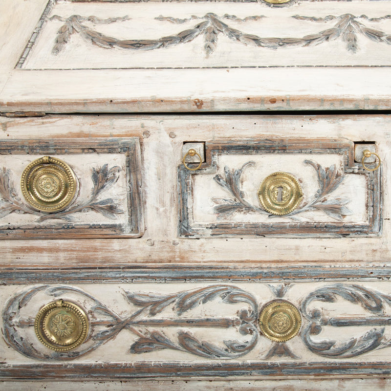The Writer’s Corner: 18th C French Slant Top Desk w/ Gilt Hardware