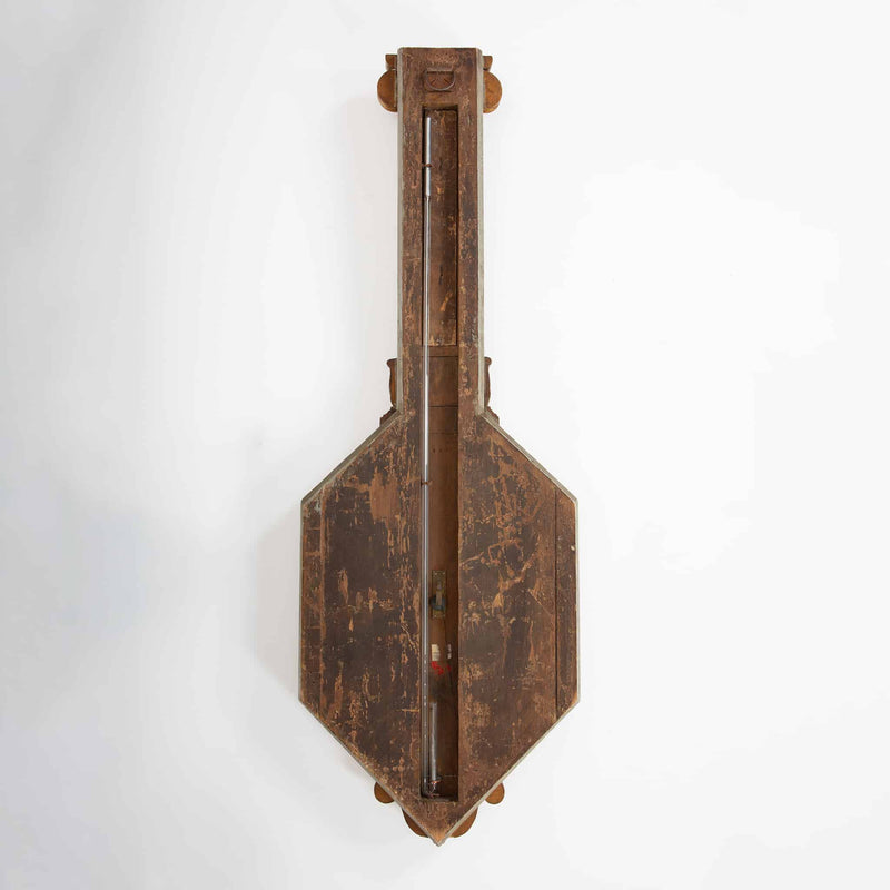 18th Century French Barometer w/ Gilt Octagonal Frame